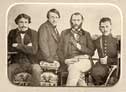 Братья Толстые. Дагерротип. 1854 г.